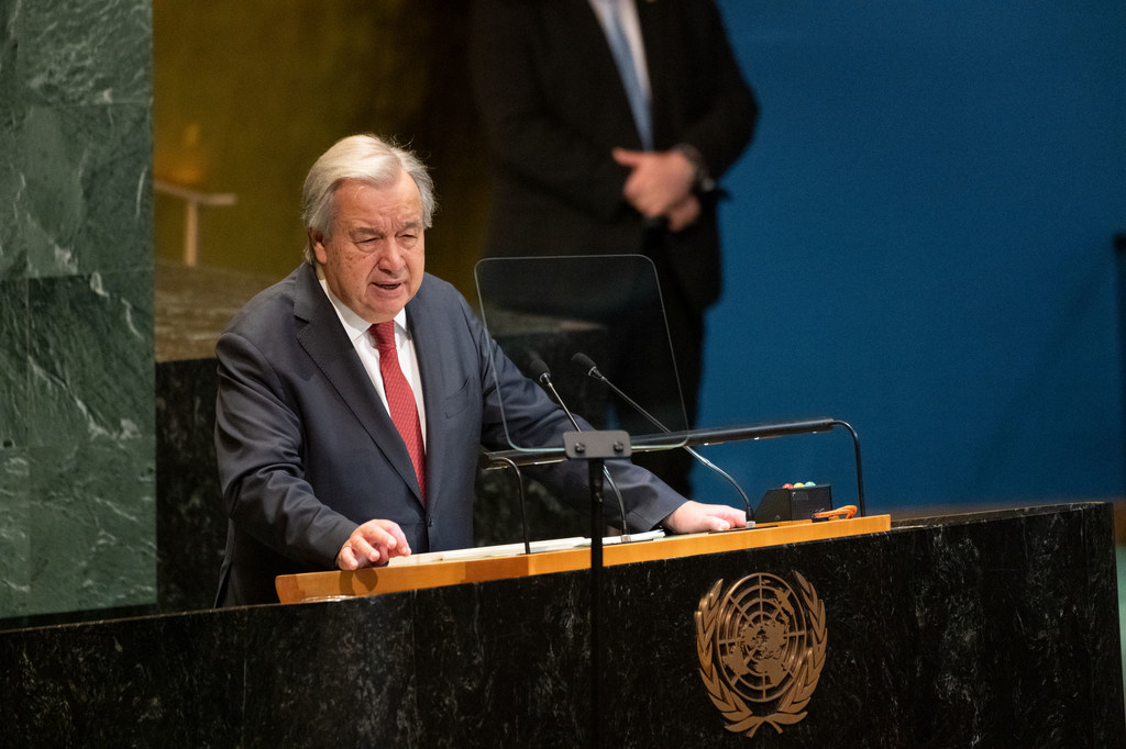 El Secretario General de la ONU, António Guterres, informa a la Asamblea General sobre la iniciativa ONU80.
